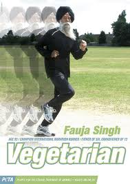 Fauja Singh est végétarien, marathonien, centenaire